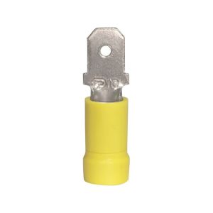 Terminal Macho Plano Highland, Color Amarillo, MVU-10-250DM 3M