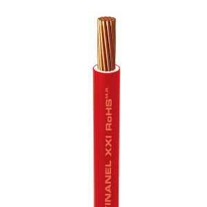 Tramo 100 m, cable rojo THW, calibre 4. CTHW-4TR Condumex