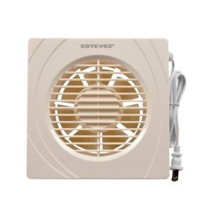 Extractor de aire cuadrado, 4 pulgadas, blanco, 1104 Estevez