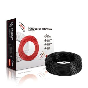 Caja 100 Mts Cable Iusa Negro Thw Cal 8 Awg 100%cobre