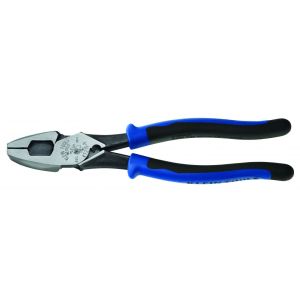 Pinza electricista de alta palanca con jalaguia y ponchadora de terminales 9'', KT-KT215-9 Klein Tools