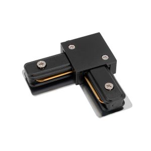 Conector tipo L para riel, empotrable. ACC-TRACK-E-L Megamex