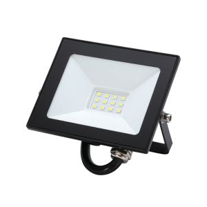 Reflector LED de exterior, 10 W, 3000 K, negro. R10N Megamex