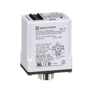 Relé temporizador programable de 0,5 segundos a 999 horas. 9050JCK70V20 Schneider Electric