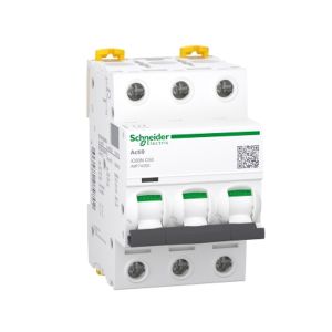 Interruptor termomagnético riel, 3 Polos, 50 A. A9F74350 Schneider Electric