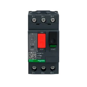 Interruptor de motor termomagnético 10 A, 690 VCA, 3 polos. GV2ME14 Schneider Electric