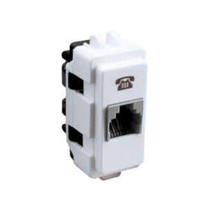 Módulo con toma telefónica, 1 módulo y 4 hilos, blanco. MWD130097884 Schneider Electric