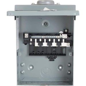 Centro de Carga QO Zapatas Principales 100A, Monofásico, 8 Espacios QO816L100RB Schneider Electric