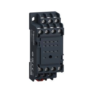 Relevador de enchufe, 7 A, 250 V CA, compatible con la gama RXM. RXZE1M4C Schneider Electric