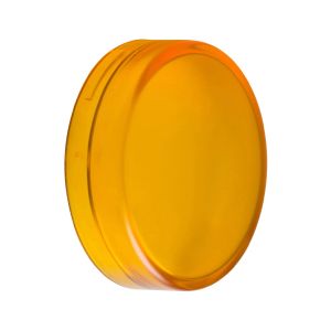 Lente plano para piloto luminoso circular, Ø 22, naranja. ZBV015 Schneider Electric