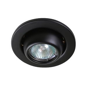 Lámpara para empotrar dirigible de interior, 6 W, negro, acero. YD-345/N Tecnolite