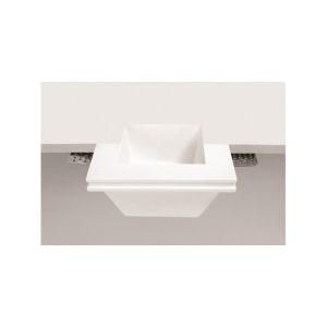 Lámpara para empotrar cuadrada de interior, 50 W, blanco, yeso. YD-441 Tecnolite