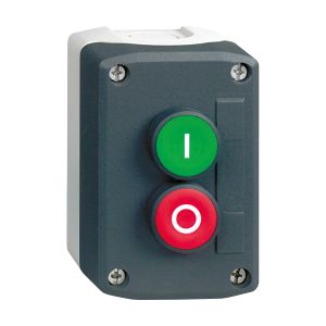 Botonera de 2 Pulsadores Verde Y Rojo Schneider Electric XALD213