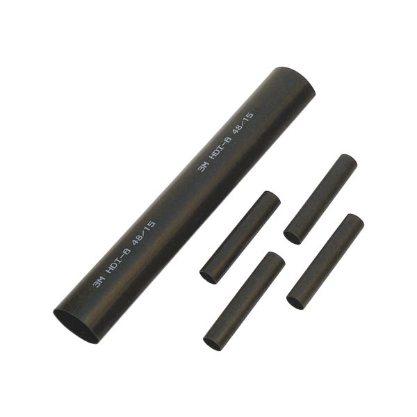 Tubo Termoretractil, 1.20m Largo, 10mm Ancho, Negro, IMCSN-0400 3M