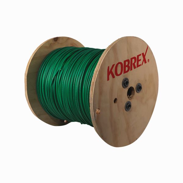 Carrete de 1,000 M., cable azul THW, calibre 12, 100% cobre. CTHW-12CV Kobrex