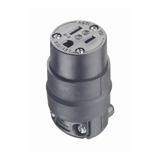 Contacto colgante de hule, nema 5-15R, 2 polos. 515CR-000 Leviton