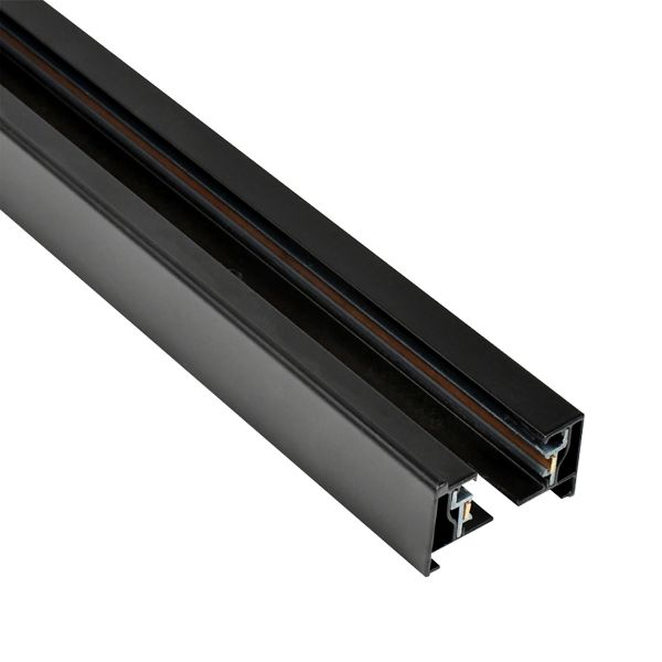 Riel de interior para lámpara LED, negro, 80W. TRACK-S Megamex.