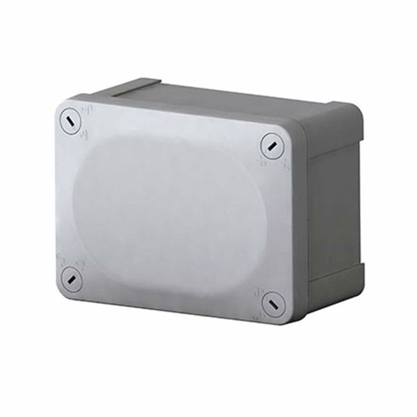 Caja estancas IP65, lados cerrados y placa con tornillos, gris. WDL1510S Royer