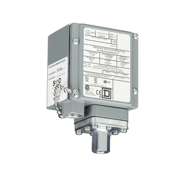 Interruptor de presión, 3-150 PS. 9012GDW5 Schneider Electric