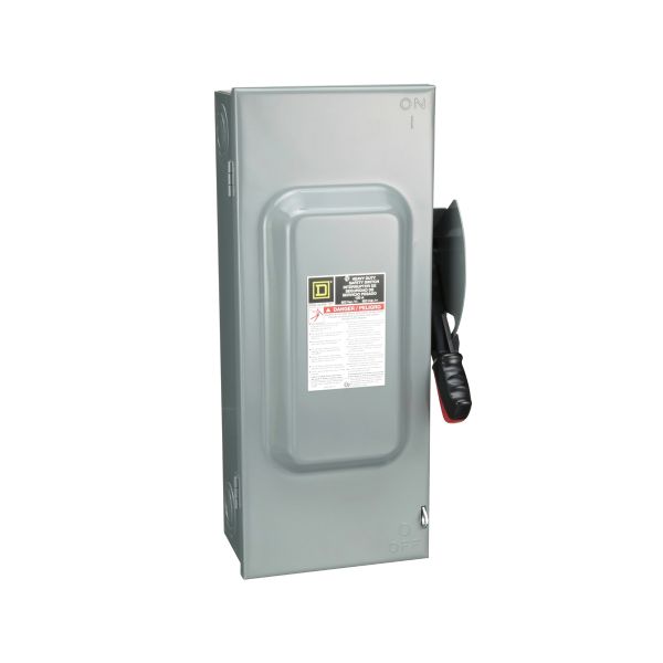 Interruptor de seguridad, 3 polos, 150 A, NEMA 1. HU363 Schneider Electric