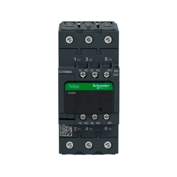 Contactor, TeSys D, 3 polos, 65 A, 110 V. LC1D65AF7 Schneider Electric