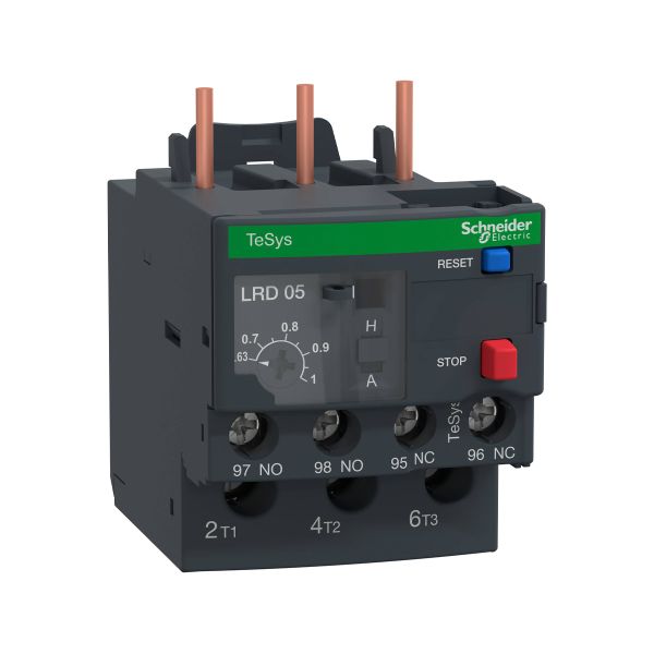 Relevador de protección térmica, 0,63-1 A. LRD05 Schneider Electric