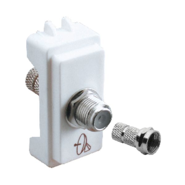 Toma Coaxial, Blanco. MWD130097896 Schneider Electric