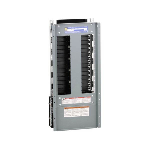 Interior del panel, NF, terminales principales, busbar de cobre. NF430L2C Schneider Electric