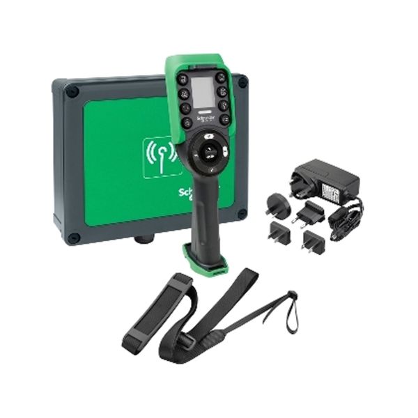 Kit de inicio con cargador, cinturón de hombro, cable USB y software de configuración. XARSK12D18W Schneider Electric