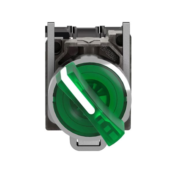 Selector luminoso con mango de 2 posiciones, Ø 22. XB4BK123M5 Schneider Electric