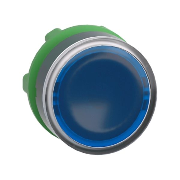 Cabeza rasante para luz piloto, azul, LED integrado. ZB5AW363 Schneider Electric