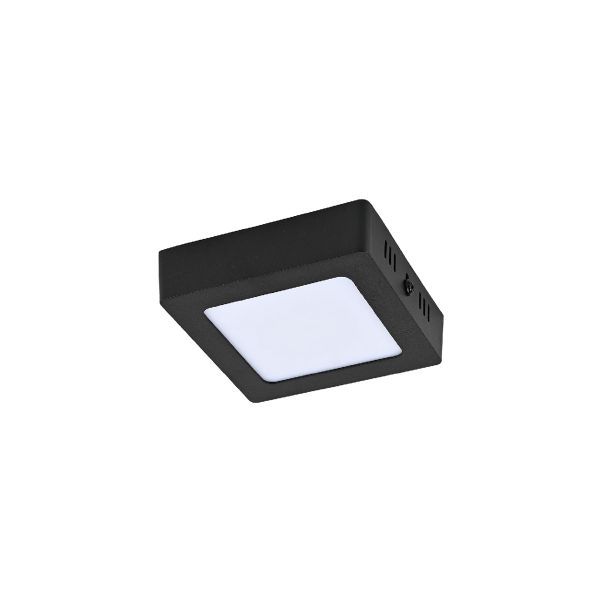 Lámpara LED plafón para sobreponer, 6 W, interiores, negro. 6PTLLEDC30MVN Tecnolite