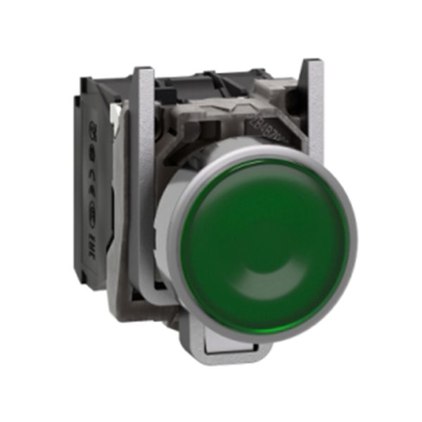 Pulsador luminoso LED, verde. XB4BW33B5 Schneider Electric