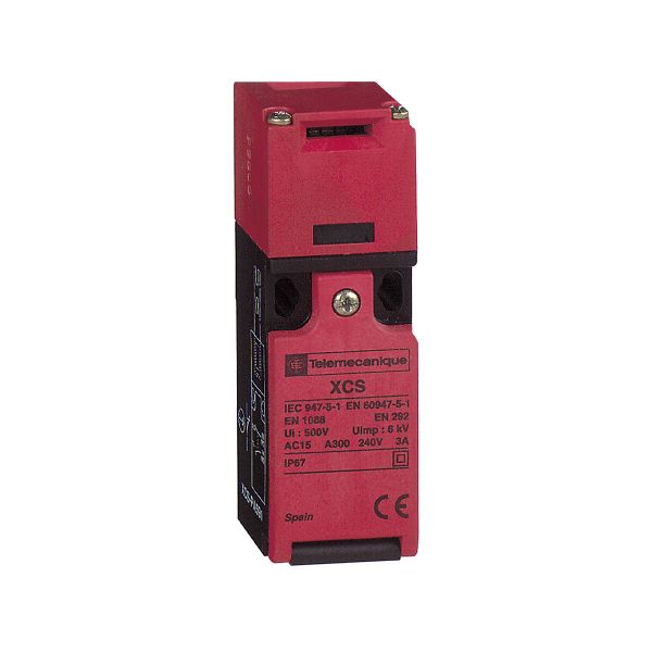 Interruptor de seguridad unipolar de un tiro, 6 A. XCSPA591 Schneider Electric